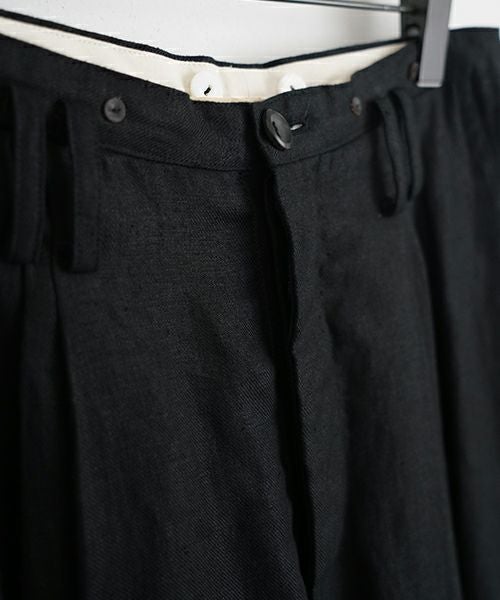 suzuki takayuki スズキタカユキ wide legged pantsⅠ[A252-11/black]