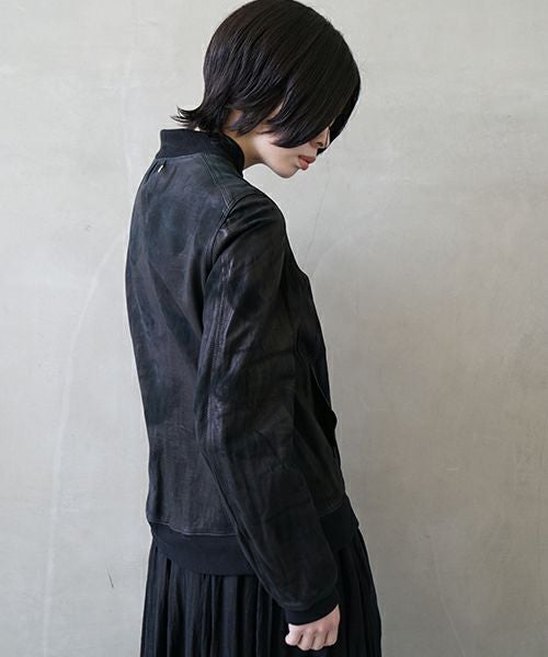 suzuki takayuki レザージャケット　黒革 suzuki takayuki スズキタカユキ leather blouson[T002-07/black]