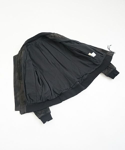 suzuki takayuki スズキタカユキ leather blouson[T002-07/black]
