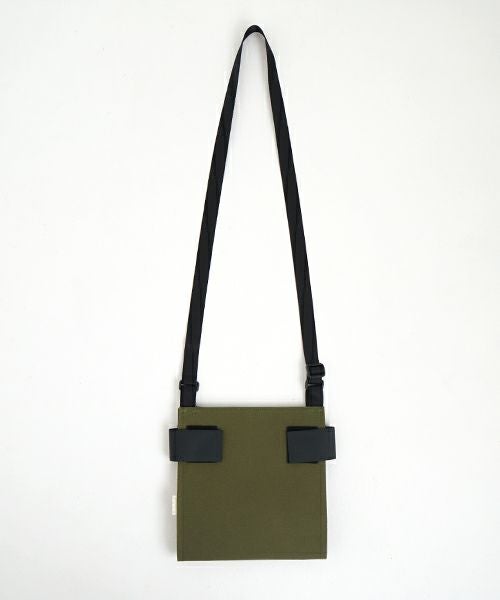 macromauro  マクロマウロ WRAP BAG SHOULDER CANVAS S(KHAKI)