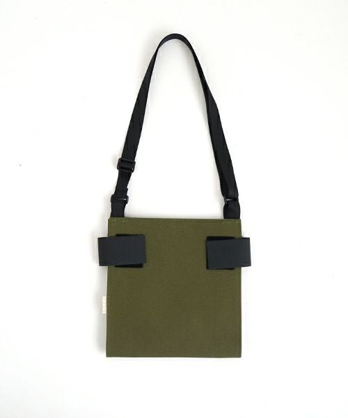 macromauro  マクロマウロ WRAP BAG SHOULDER CANVAS S(KHAKI)