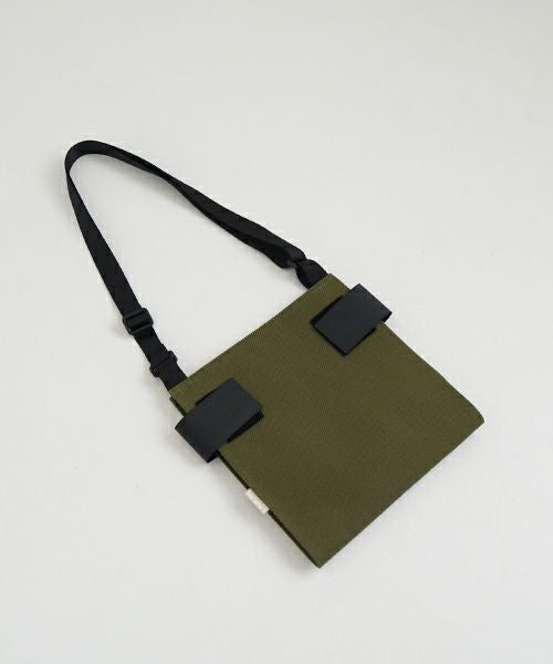 macromauro  マクロマウロ WRAP BAG SHOULDER CANVAS S(KHAKI)