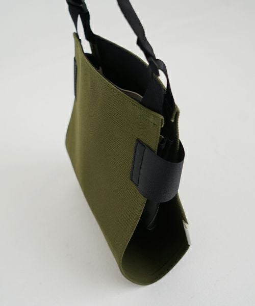 macromauro  マクロマウロ WRAP BAG SHOULDER CANVAS S(KHAKI)