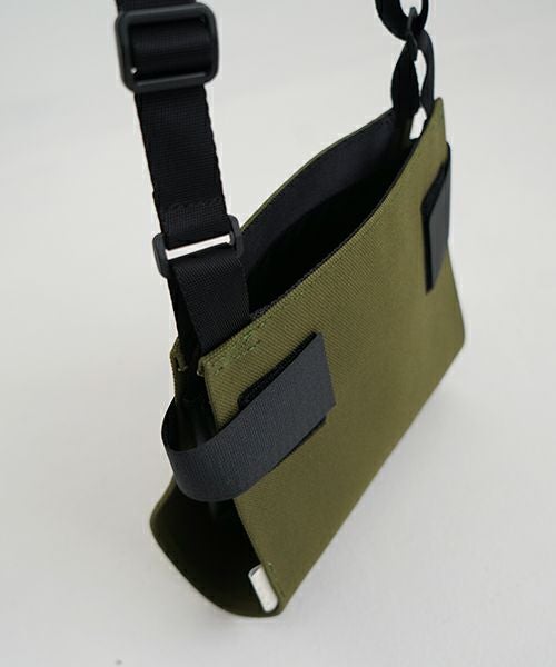 macromauro  マクロマウロ WRAP BAG SHOULDER CANVAS S(KHAKI)