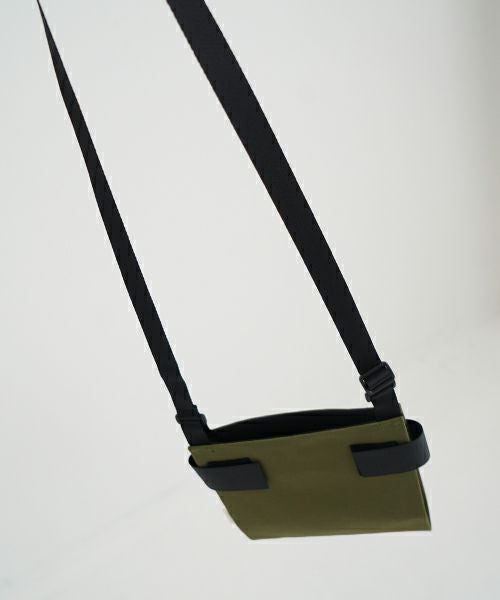 macromauro  マクロマウロ WRAP BAG SHOULDER CANVAS S(KHAKI)