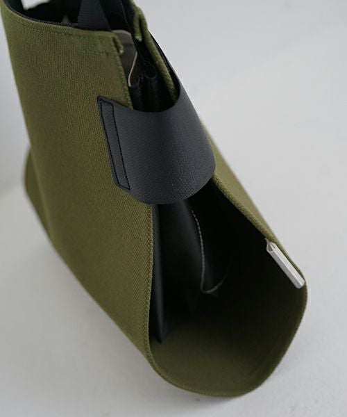 macromauro  マクロマウロ WRAP BAG SHOULDER CANVAS S(KHAKI)
