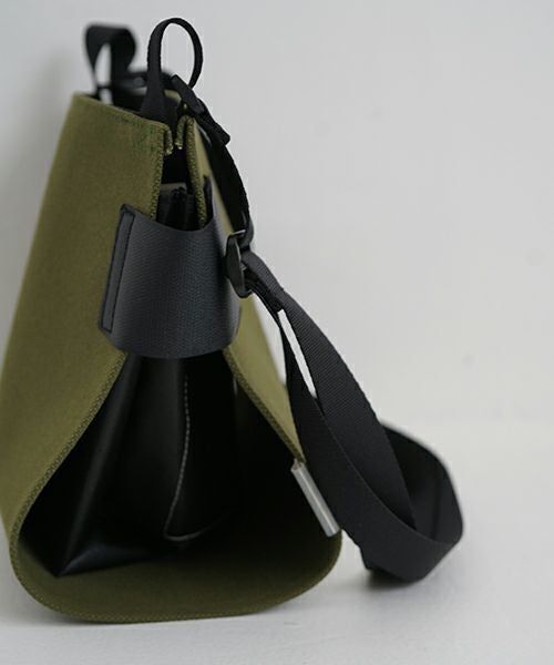 macromauro  マクロマウロ WRAP BAG SHOULDER CANVAS S(KHAKI)