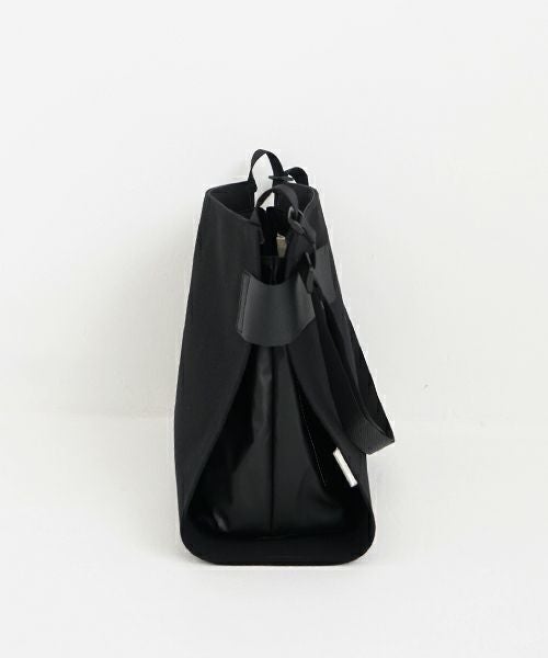 macromauro  マクロマウロ WRAP BAG SHOULDER CANVAS M(BLACK)