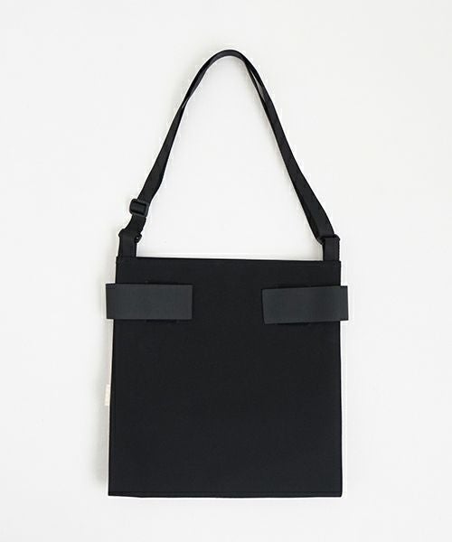 macromauro  マクロマウロ WRAP BAG SHOULDER CANVAS M(BLACK)