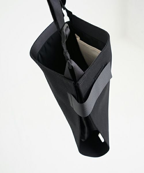 macromauro  マクロマウロ WRAP BAG SHOULDER CANVAS M(BLACK)