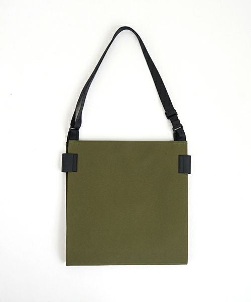 macromauro  マクロマウロ WRAP BAG SHOULDER CANVAS M(KHAKI)