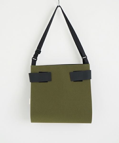 macromauro  マクロマウロ WRAP BAG SHOULDER CANVAS M(KHAKI)