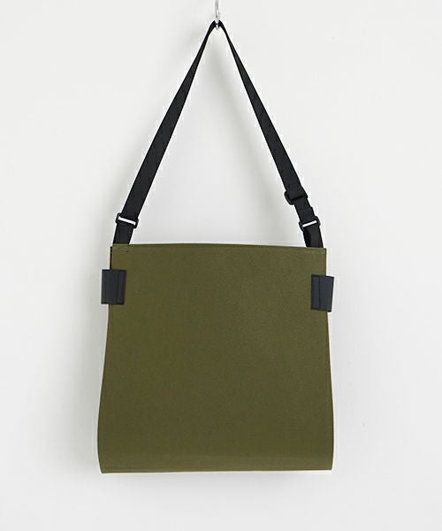 macromauro  マクロマウロ WRAP BAG SHOULDER CANVAS M(KHAKI)