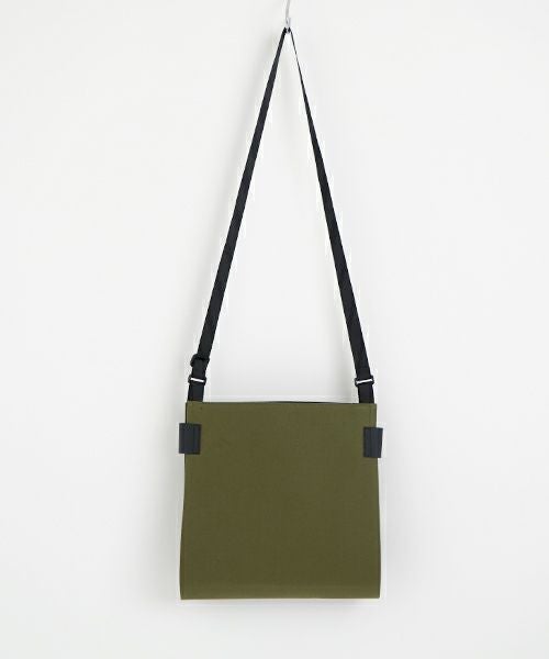 macromauro  マクロマウロ WRAP BAG SHOULDER CANVAS M(KHAKI)