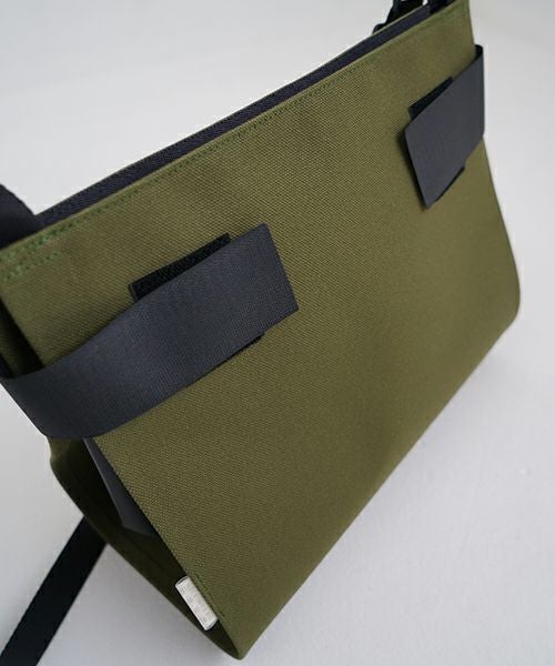 macromauro  マクロマウロ WRAP BAG SHOULDER CANVAS M(KHAKI)
