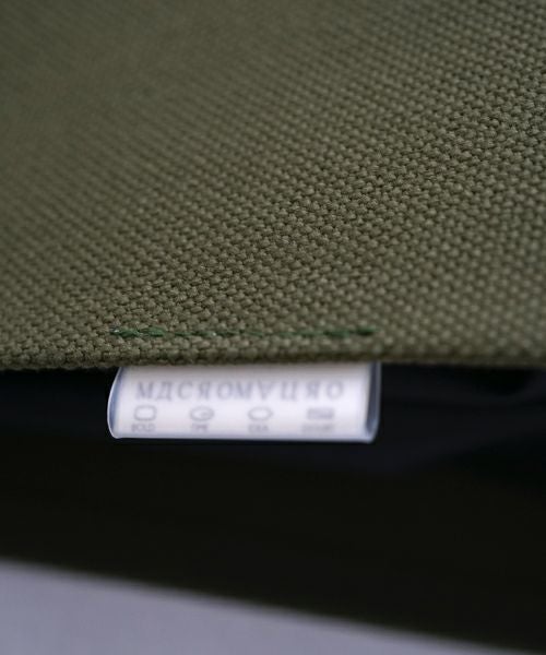 macromauro  マクロマウロ WRAP BAG SHOULDER CANVAS M(KHAKI)