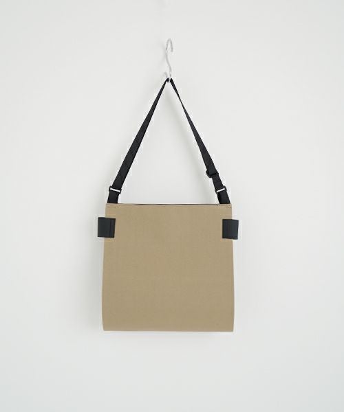 macromauro  マクロマウロ WRAP BAG SHOULDER CANVAS M(BEIGE)