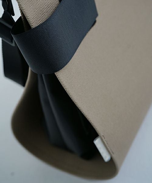 macromauro  マクロマウロ WRAP BAG SHOULDER CANVAS M(BEIGE)