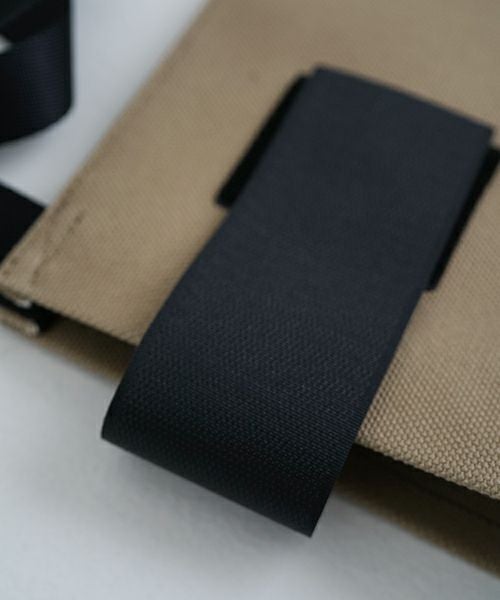 macromauro  マクロマウロ WRAP BAG SHOULDER CANVAS M(BEIGE)
