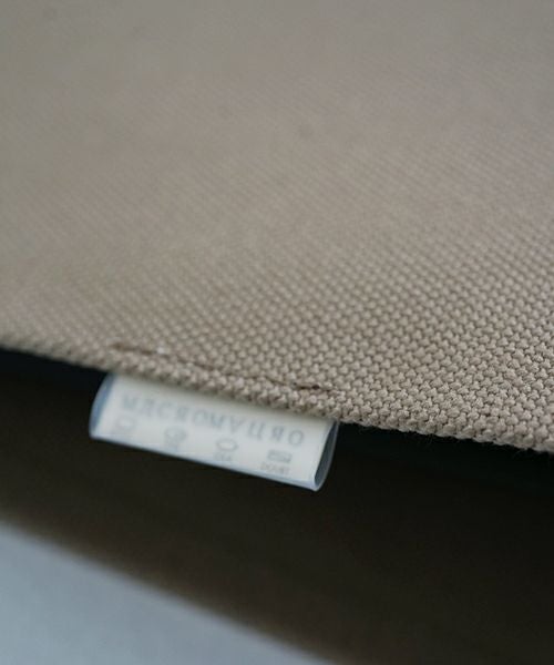 macromauro  マクロマウロ WRAP BAG SHOULDER CANVAS M(BEIGE)