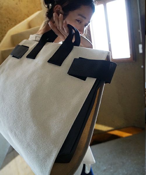 macromauro  マクロマウロ WRAP BAG TOTO CANVAS M(NATURAL)