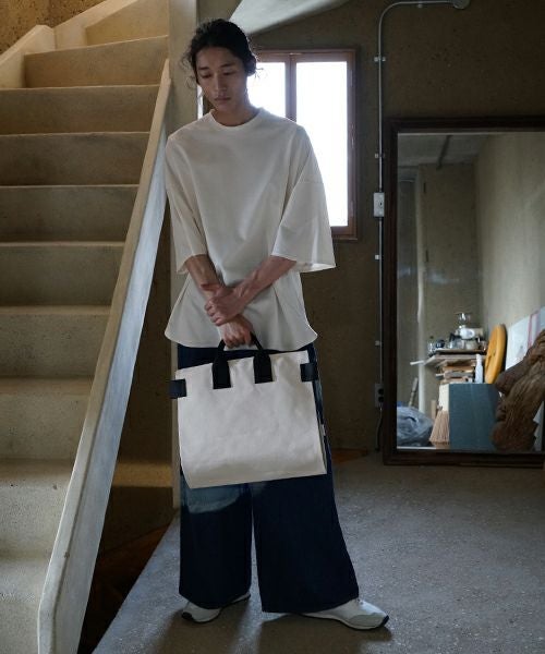 macromauro  マクロマウロ WRAP BAG TOTO CANVAS M(NATURAL)