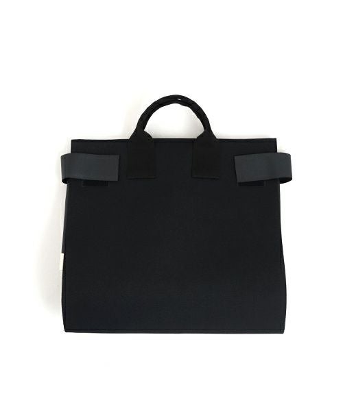 macromauro  マクロマウロ WRAP BAG TOTO CANVAS M(BLACK)