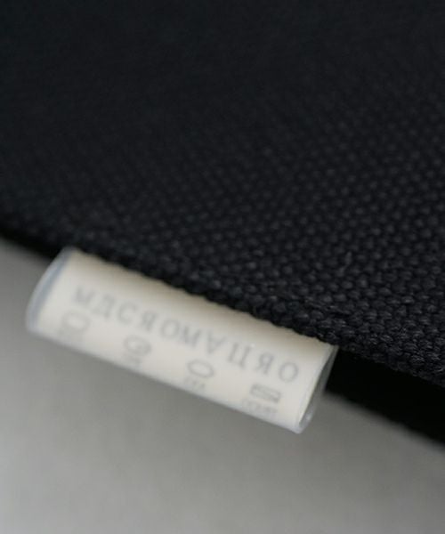 macromauro  マクロマウロ WRAP BAG TOTO CANVAS L(BLACK)