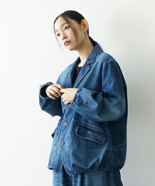 Mochi モチ coach vintage denim jacket [ma24-jk-02/vintage indigo