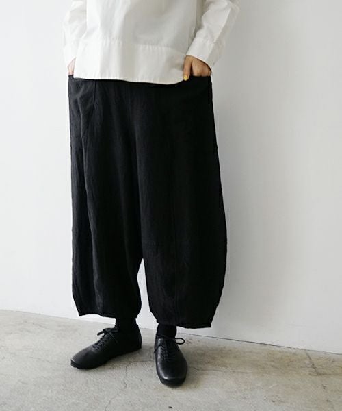 Mochi モチ sarouel pants[ma24-pt-02/black] サルエルパンツ