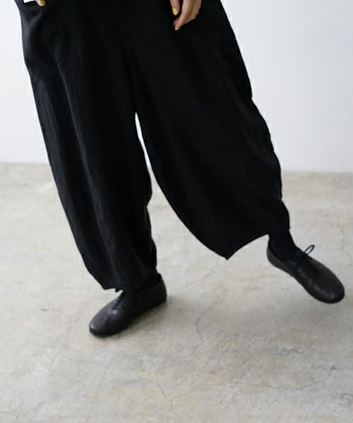 Mochi モチ sarouel pants[ma24-pt-02/black] サルエルパンツ