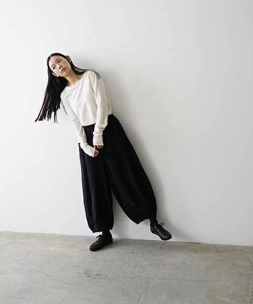 MOYURU モユル　サルエルパンツ　ブラック　Mサイズ 萌 MOYURU サルエルパンツ ワイド モユル ゆるだぼ イージーパンツ 黒