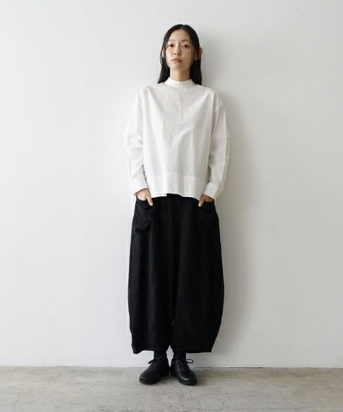 Mochi モチ sarouel pants[ma24-pt-02/black] サルエルパンツ