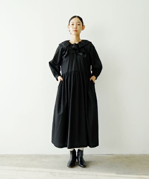 MIYAOミヤオDRESS[MBOP-01/1.黒] フリルブラックドレス
