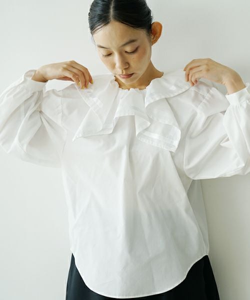 MIYAOミヤオBLOUSE[MBBL-04/2.白]