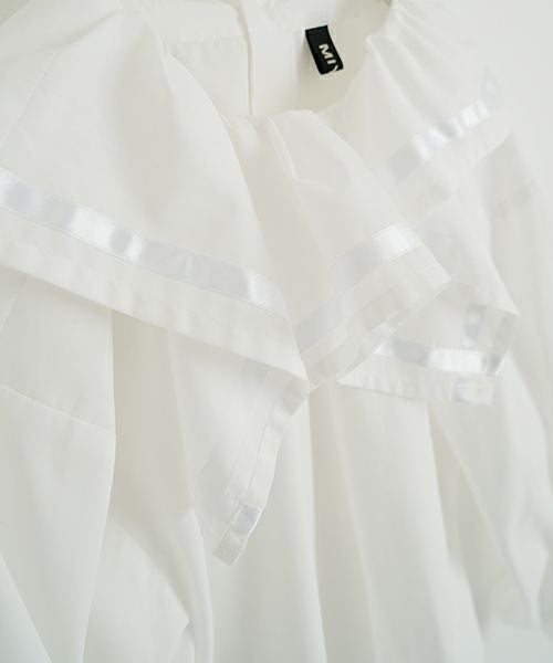 MIYAOミヤオBLOUSE[MBBL-04/2.白]