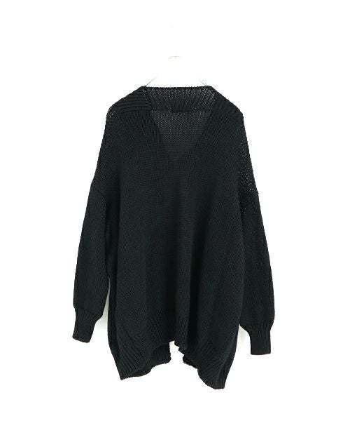 MIYAOミヤオCARDIGAN[MN-N-02/1.黒]