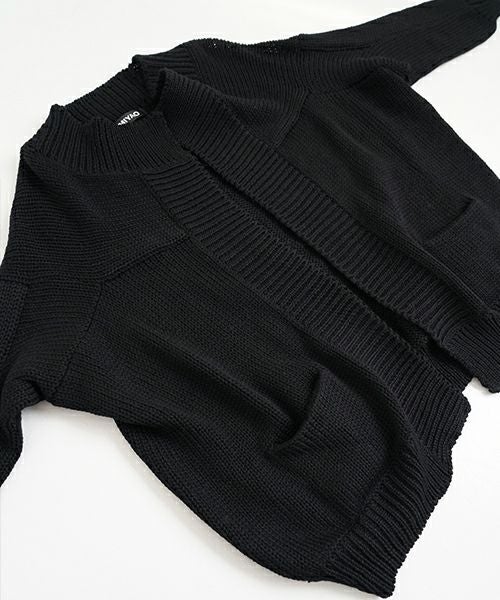 MIYAOミヤオCARDIGAN[MN-N-02/1.黒]