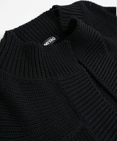 MIYAOミヤオCARDIGAN[MN-N-02/1.黒]