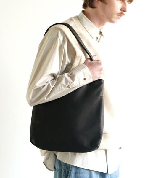 VU PRODUCT ヴウプロダクト shoulder toto [BLACK] vu-product-B16  鹿革ショルダートート