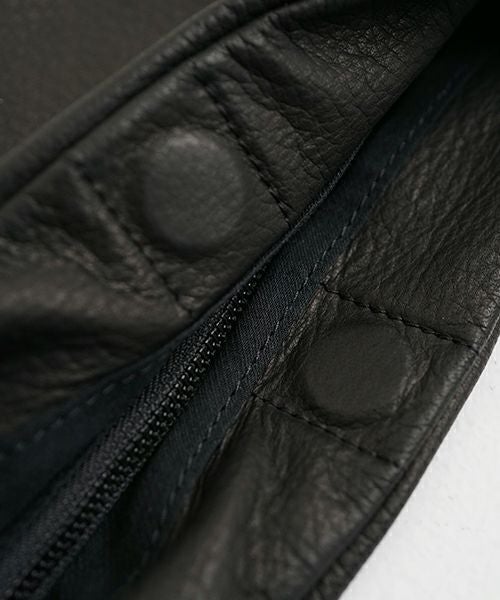 VU PRODUCT ヴウプロダクト shoulder toto [BLACK] vu-product-B16  鹿革ショルダートート