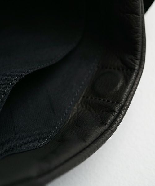 VU PRODUCT ヴウプロダクト shoulder toto [BLACK] vu-product-B16  鹿革ショルダートート
