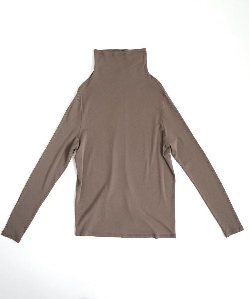 KristenseN DU NORD クリステンセンドゥノルド Turtleneck [I-341/04 Clay]