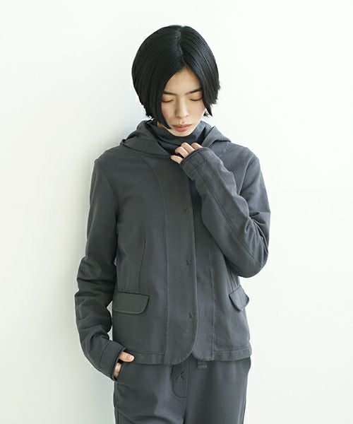 KristenseN DU NORD　 ベロアジャケット KristenseN DU NORD クリステンセンドゥノルド Blazer [I-371/09 Graphite]