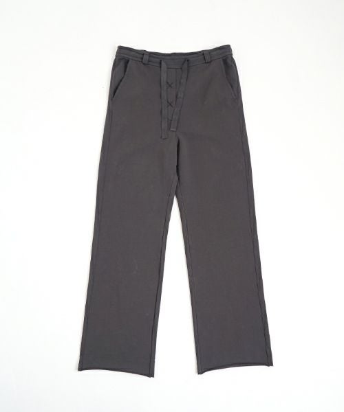 25ss 新品 クリステンセンドゥノルド H-260 コットン リブ トップ 1 KristenseN DU NORD クリステンセンドゥノルド Pants [I-372/09 Graphite]