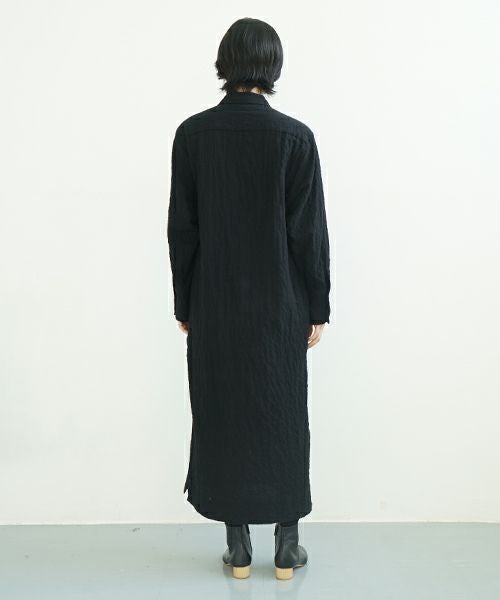 KristenseN DU NORD   クリステンセンドゥノルド Shirt dress [I-399/10 Black]