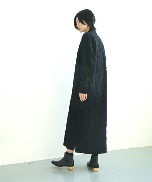 KristenseN DU NORD   クリステンセンドゥノルド Shirt dress [I-399/10 Black]