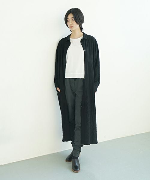 KristenseN DU NORD   クリステンセンドゥノルド Shirt dress [I-399/10 Black]