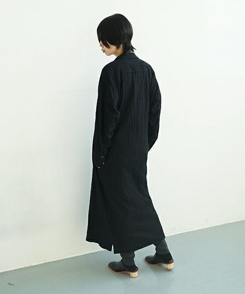 KristenseN DU NORD   クリステンセンドゥノルド Shirt dress [I-399/10 Black]