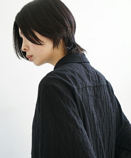 KristenseN DU NORD   クリステンセンドゥノルド Shirt dress [I-399/10 Black]